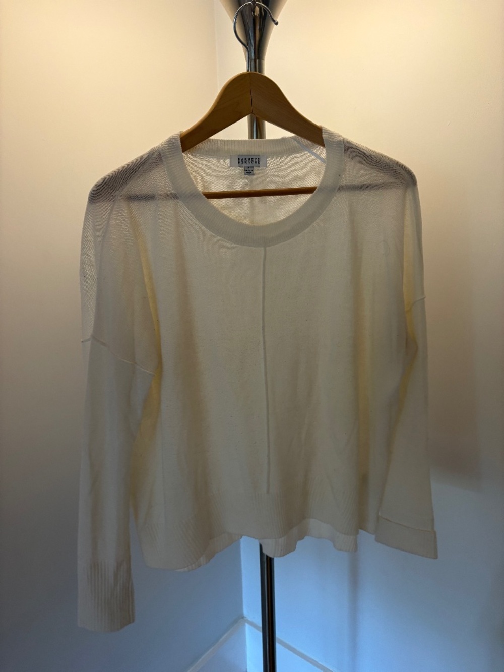 Barneys New York White Sweater